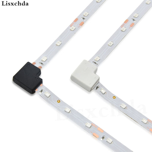 Led strip right angle connector