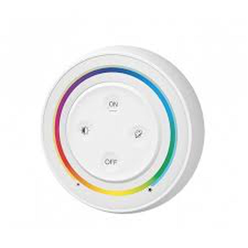 Miboxer 2.4G Rainbow RGB+CCT LED Remote Control, Round, White/Black