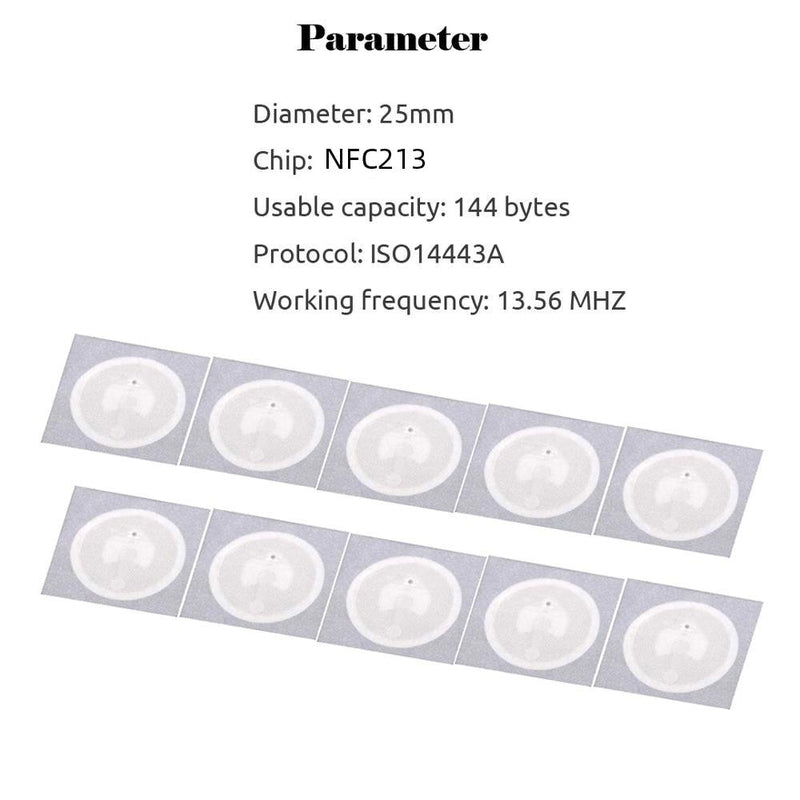 NFC Tag NFC213 adhesive blank tag-Sparts NZ