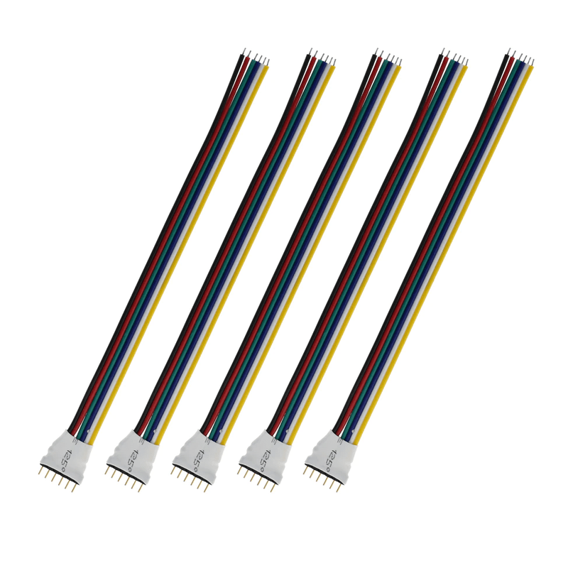 Pin LED Strip Connectors RGBWW Strips