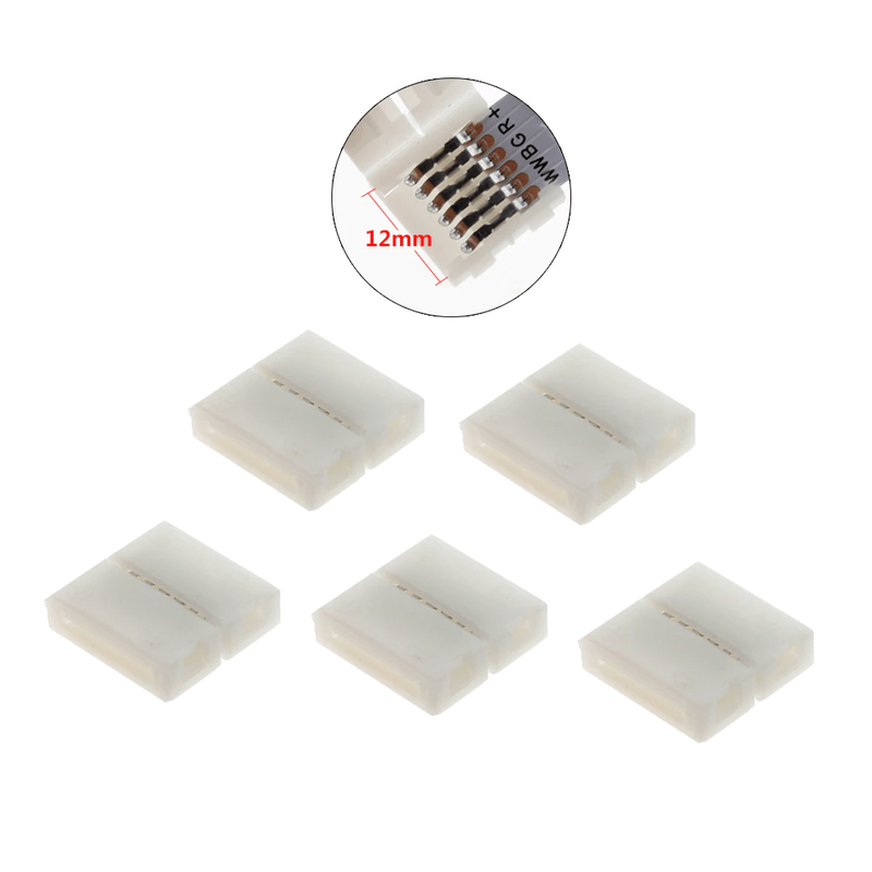 Pin LED Strip Connectors RGBWW Strips