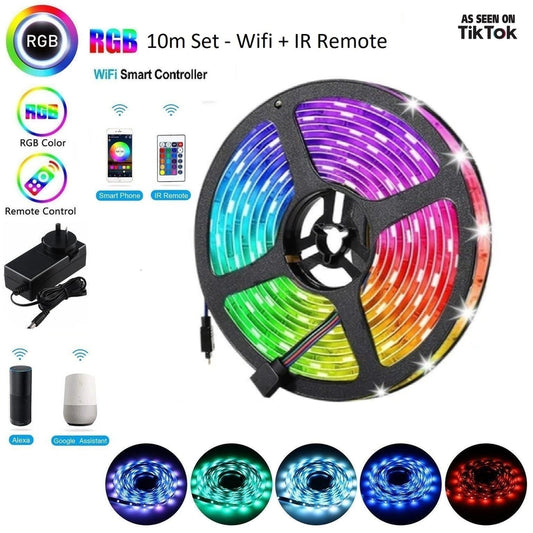 RGB LED Strip Pack WIFI Remote seen TikTok