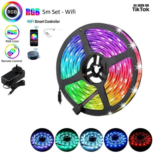 RGB LED Strip Pack WIFI seen TikTok