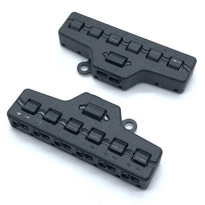 6 Ports Push-in Fast Quick Wire Connector Distribution Wiring Cable Splitter