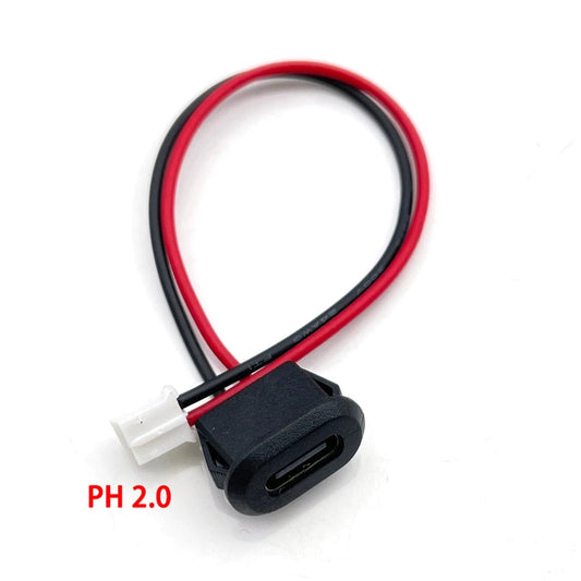 2 Pin USB-C Type Waterproof USB Connector