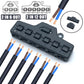 6 Ports Push-in Fast Quick Wire Connector Distribution Wiring Cable Splitter