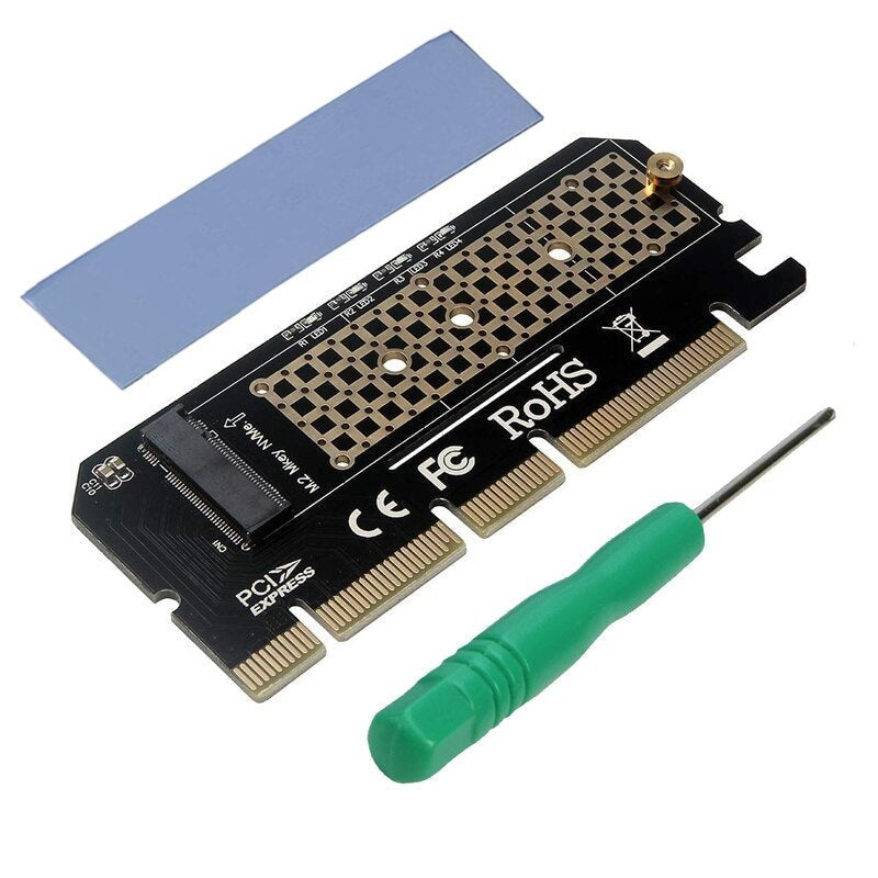 M.2 SSD NVME PCIe Gen3 X4 X8 X16 Adapter Card