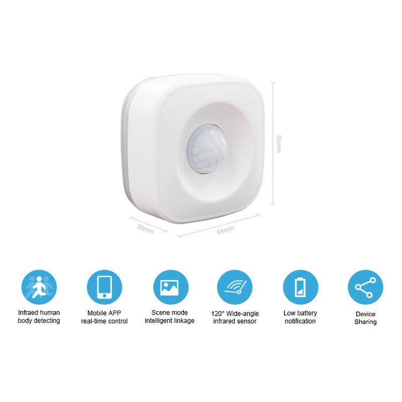 Tuya WIFI Smart PIR Motion Sensor Detector Movement Sensor