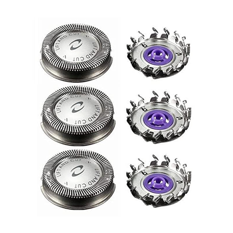 3 Pack - Razor Replacement Heads for Philips Electric Shaver HQ3, HQ4, HQ5, HQ56