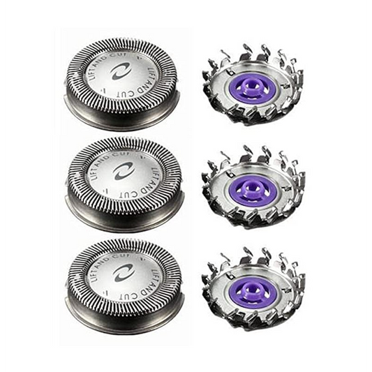 3 Pack - Razor Replacement Heads for Philips Electric Shaver HQ3, HQ4, HQ5, HQ56