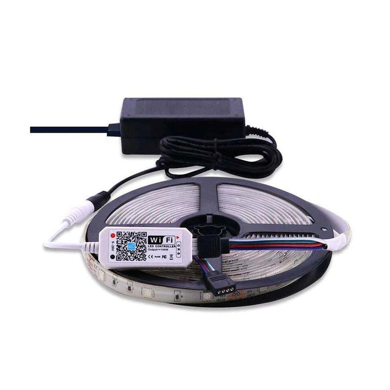 Smart WiFi RGB LED Strip Controller - Google Home / Alexa compatible-Sparts NZ