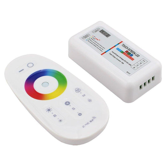 Touch LED RGB Controller + Remote - 2.4G Wireless DC12-24V-Sparts NZ