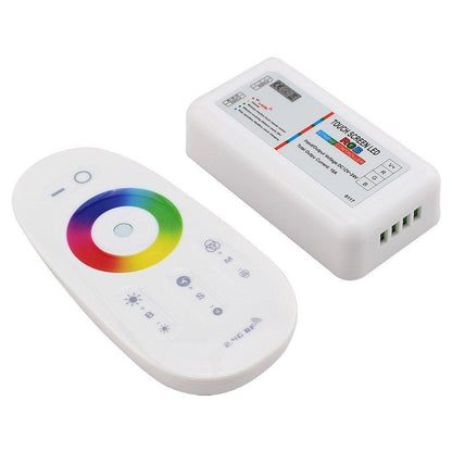 Touch LED RGB Controller + Remote - 2.4G Wireless DC12-24V-Sparts NZ