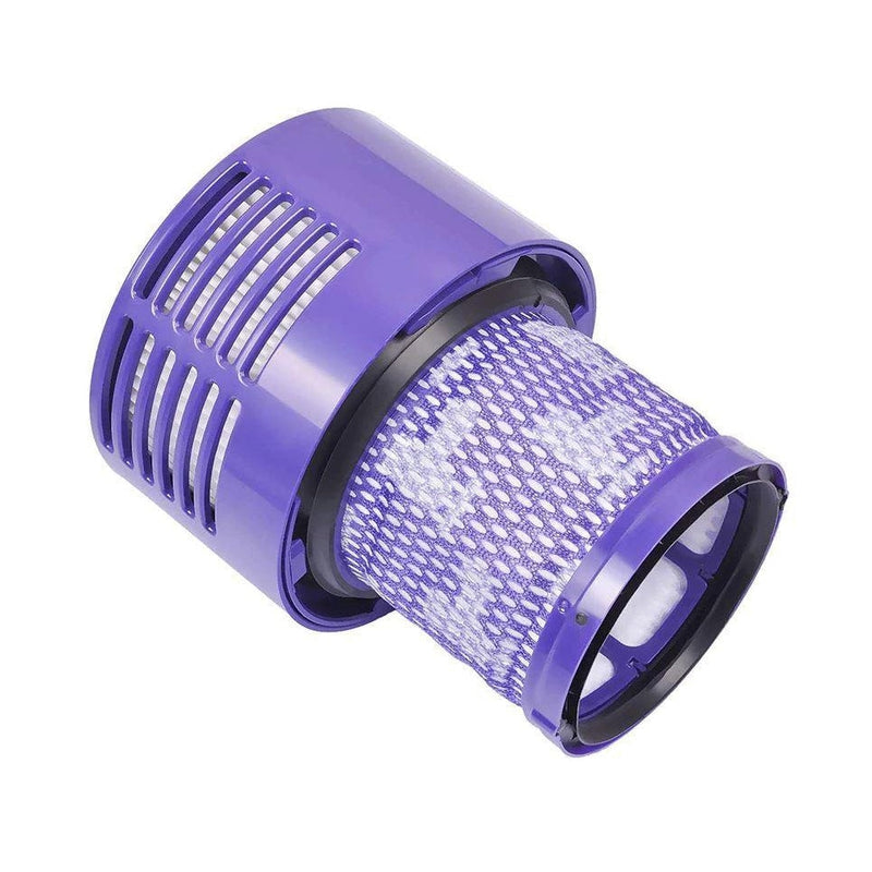 Dyson V10 vacuum filter cartridge replacement in blue
