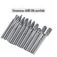 pcs Solid Carbide Rotary Burrs Drill Bit Tungsten Steel Double Cut Grinder Shank File