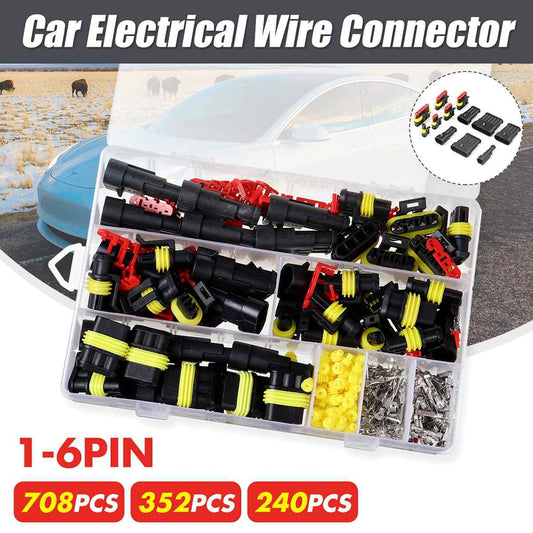 708pcs 1-6pin Electrical Wire Connectors Set-Sparts NZ