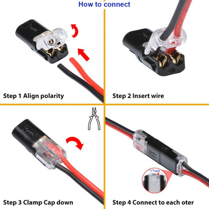 pin Pluggable Wire Connector Pair Male Female