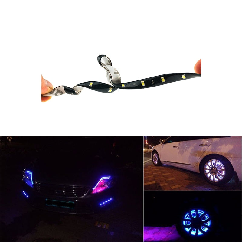 xLED Flexible LED Strip Super Bright Car Exterior Interior