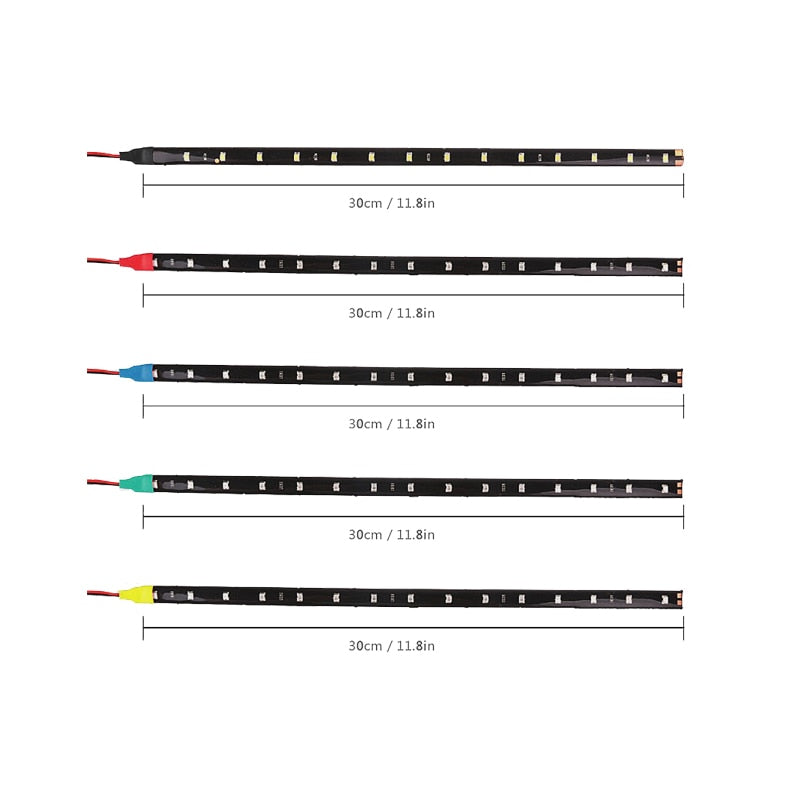 xLED Flexible LED Strip Super Bright Car Exterior Interior